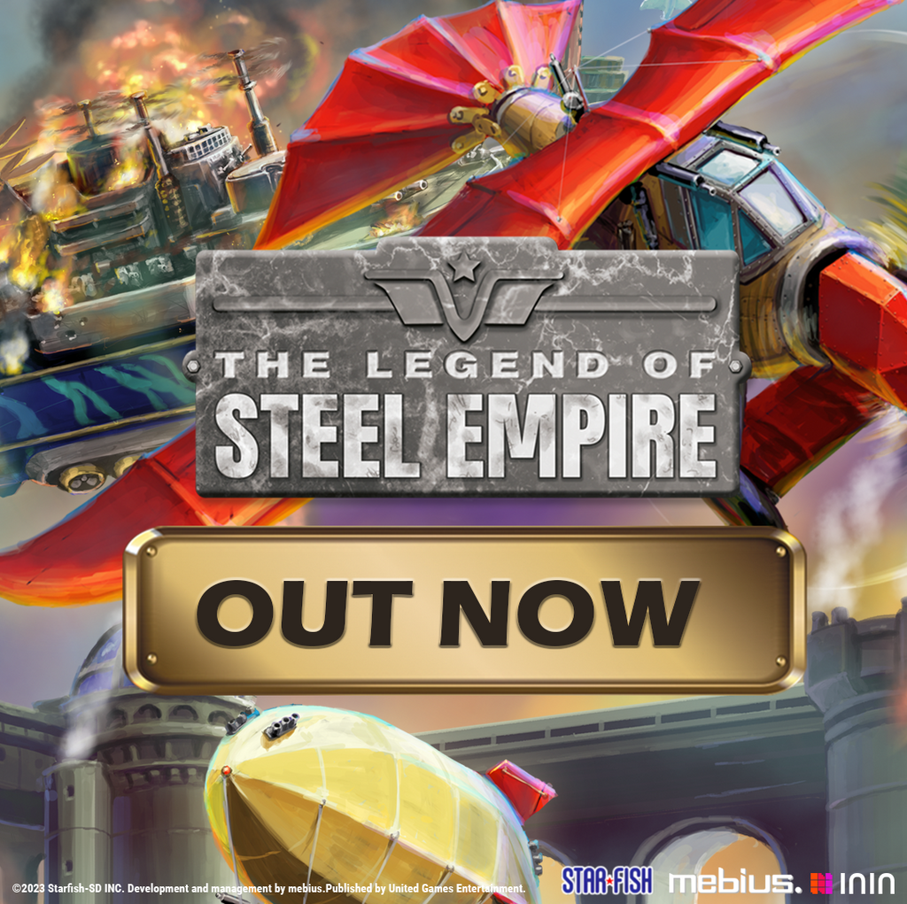 Steel Empire is Out Now on PlayStation!