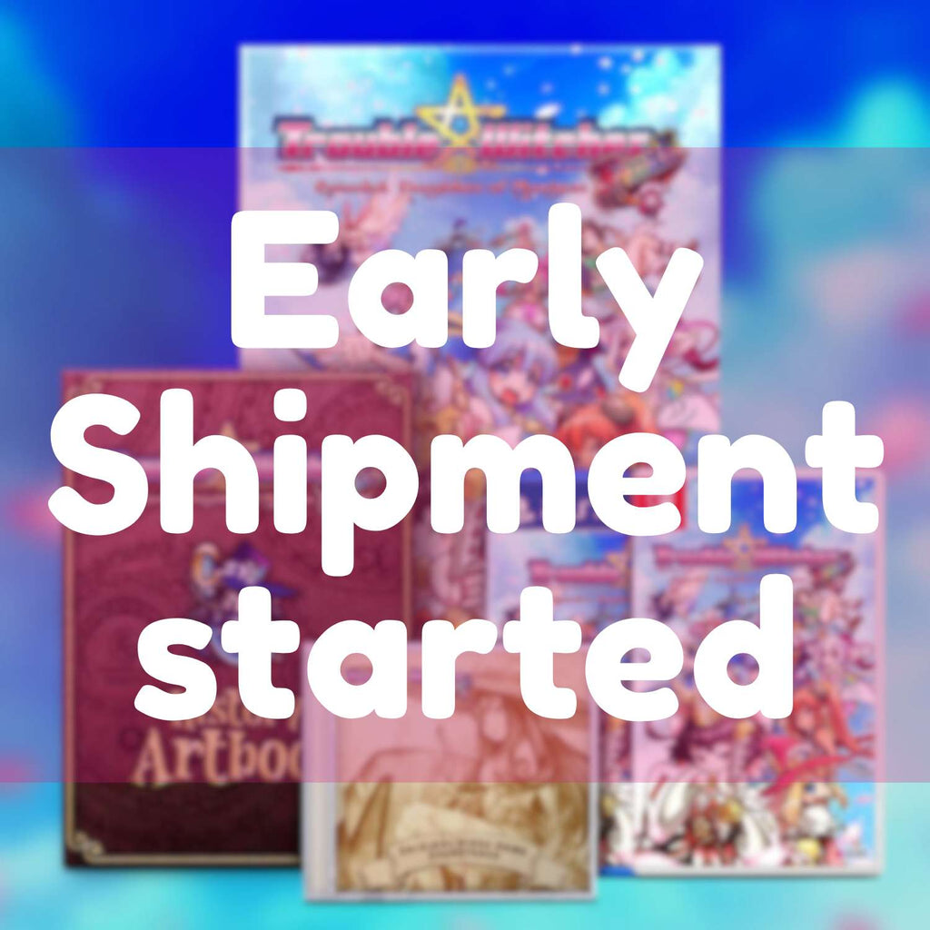 The first Trouble Witches FINAL! shipments have officially begun!