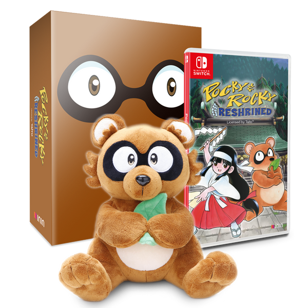 Pocky & Rocky Reshrined Collector's Edition Plushie Bundle (Nintendo Switch)
