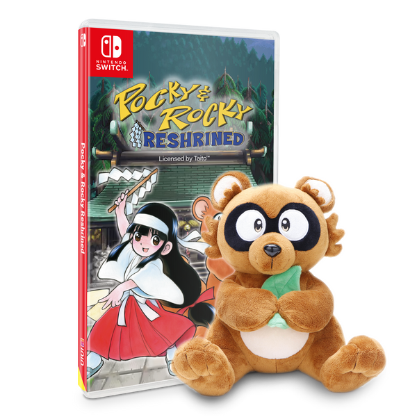 Pocky & Rocky Reshrined - Limited Plushie Bundle (Nintendo Switch)