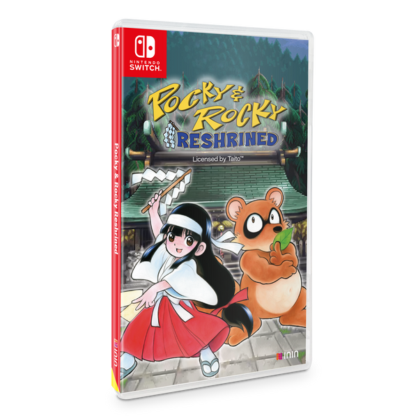 Pocky & Rocky Reshrined Collector's Edition Plushie Bundle (Nintendo Switch)