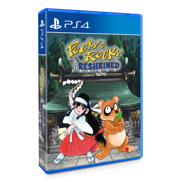 Pocky & Rocky Reshrined Collector's Edition Plushie Bundle (PlayStation 4)