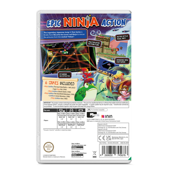 Ninja JaJaMaru: The Great Yokai Battle + Hell – Deluxe Edition (Nintendo Switch)