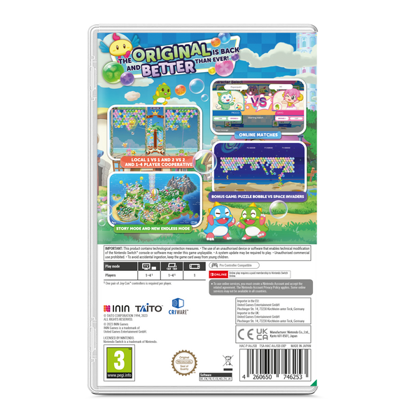 Puzzle Bobble Everybubble! (Nintendo Switch)