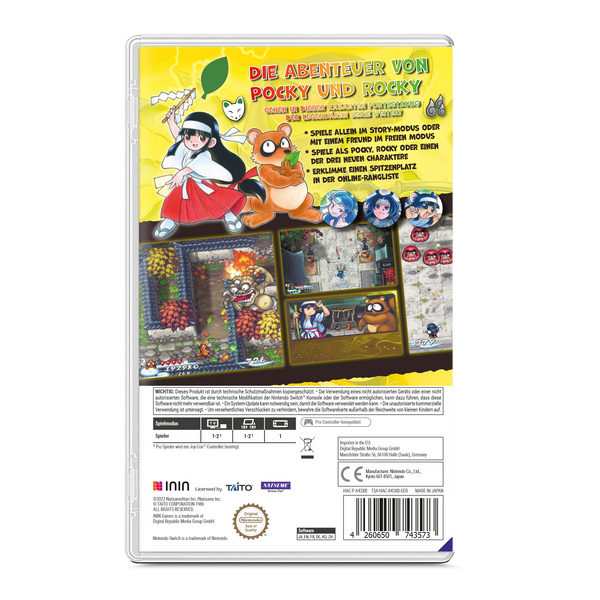 Pocky & Rocky Reshrined (Nintendo Switch) (German Version)