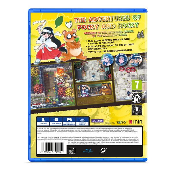 Pocky & Rocky Reshrined (PlayStation 4)