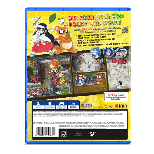 Pocky & Rocky Reshrined (PlayStation 4) (German Version)