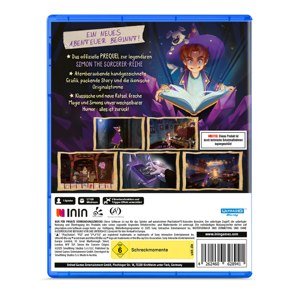 Simon the Sorcerer Origins (PlayStation 5) (German Version)