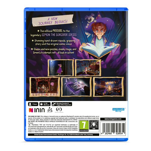 Simon the Sorcerer Origins (PlayStation 5) (UK Version)