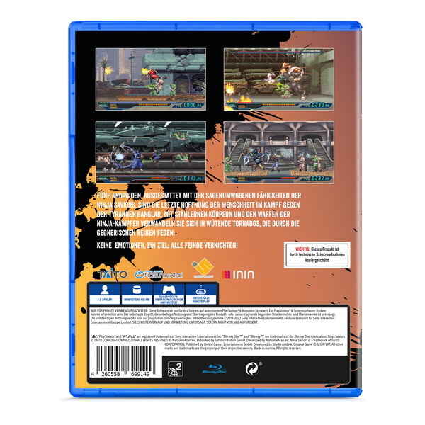 The Ninja Saviors: Return Of The Warriors (PlayStation 4) (German Version)