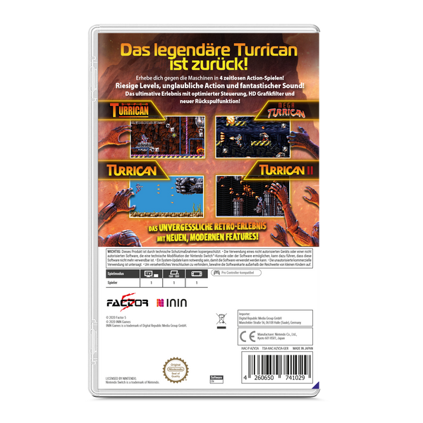 Turrican Flashback (Nintendo Switch) (German Version)