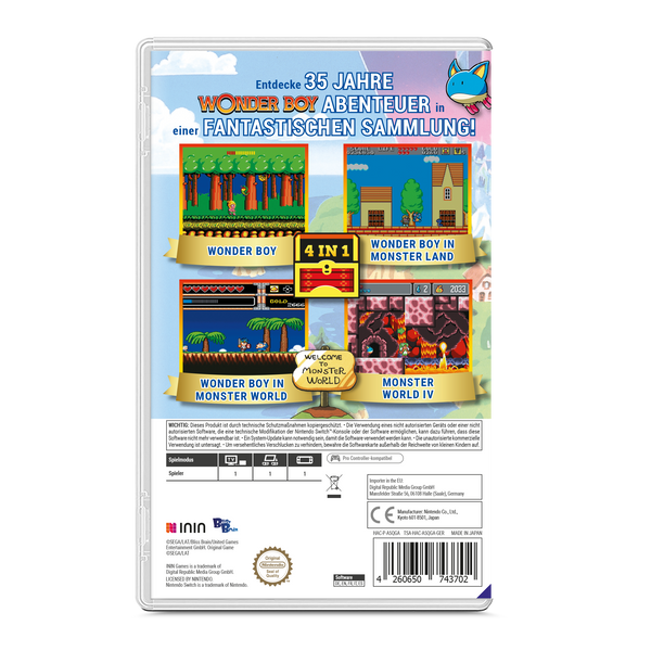 Wonder Boy Collection (Nintendo Switch) (German Version)