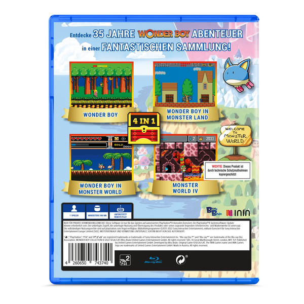 Wonder Boy Collection (PlayStation 4) (German Version)
