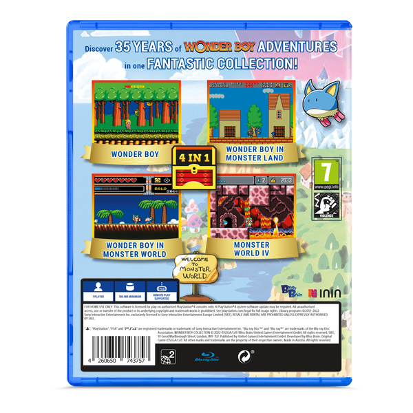 Wonder Boy Collection (PlayStation 4)