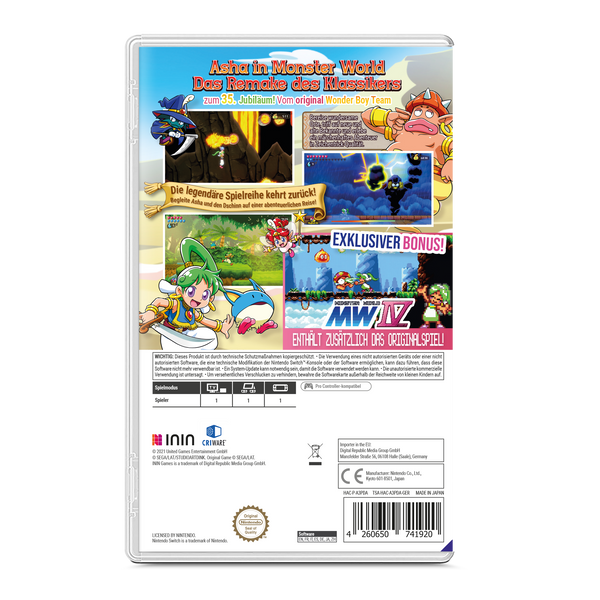 Wonder Boy: Asha in Monster World (Nintendo Switch) (German Version)