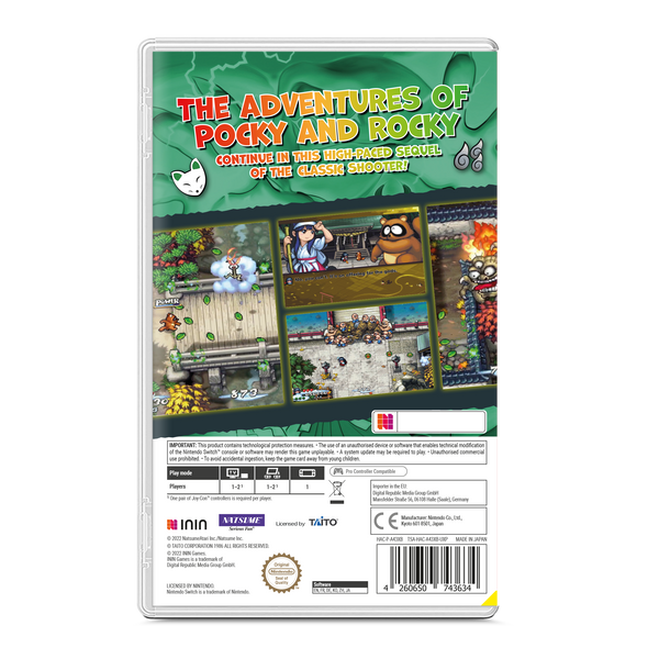 Pocky & Rocky Reshrined Collector's Edition (Nintendo Switch)
