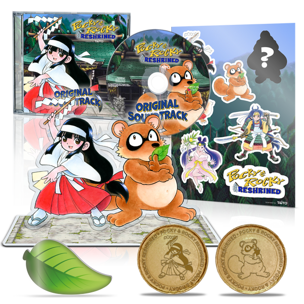 Pocky & Rocky Reshrined Collector's Edition Plushie Bundle (PlayStation 4)