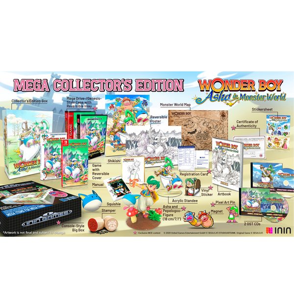 Wonder Boy: Asha in Monster World Mega Collector's Edition (Nintendo Switch)