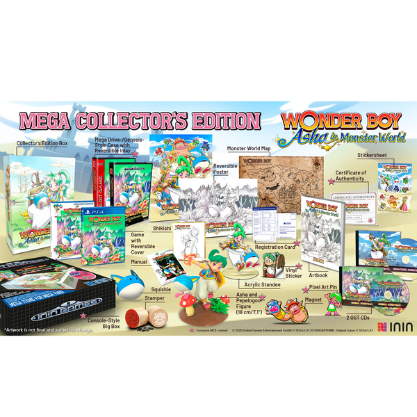 Wonder Boy: Asha in Monster World Mega Collector's Edition (PlayStation 4)