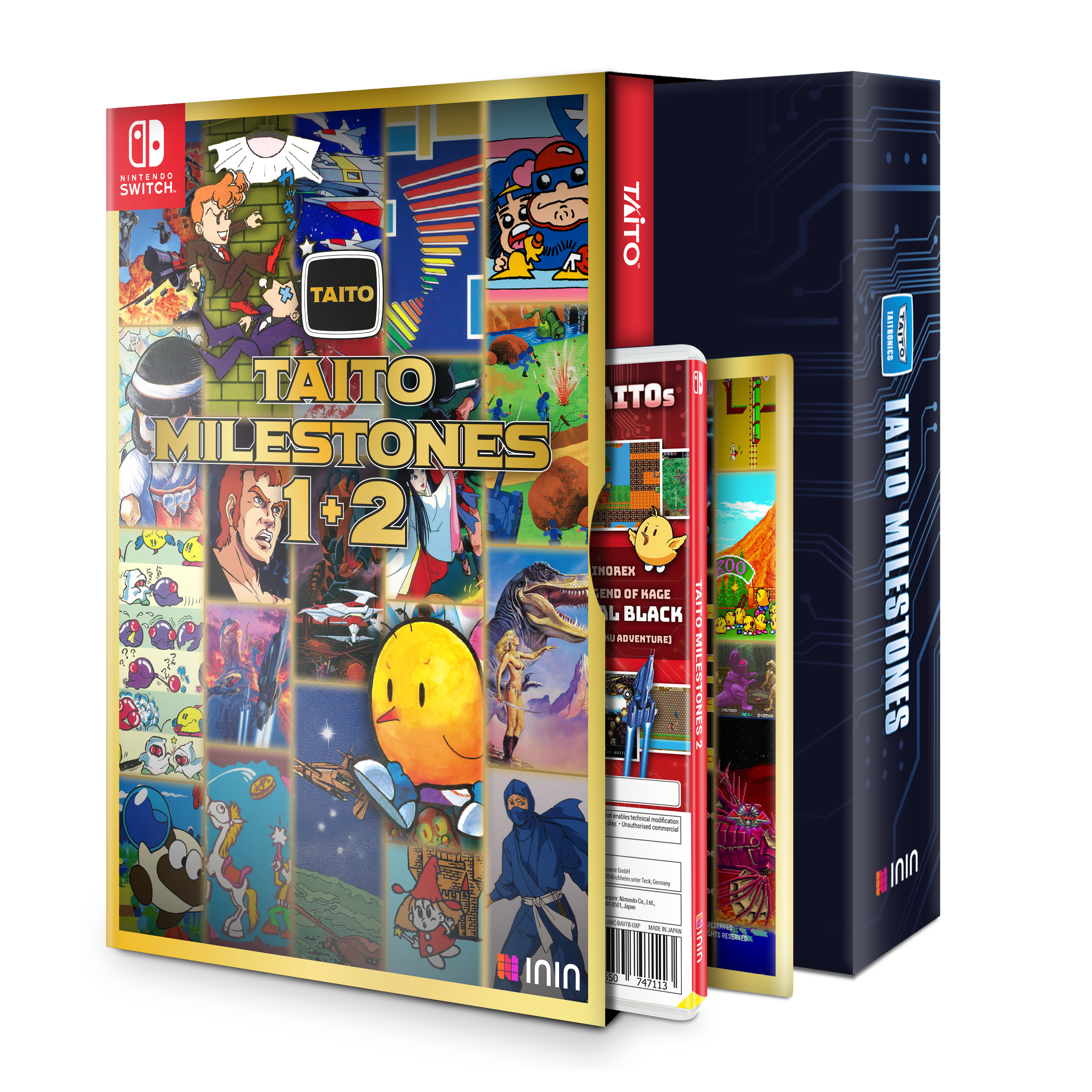 Taito Milestones 1&2 Collector's Edition Bundle (Nintendo Switch Taito Milestones 1&2 Collector's Edition Bundle (Nintendo Switch