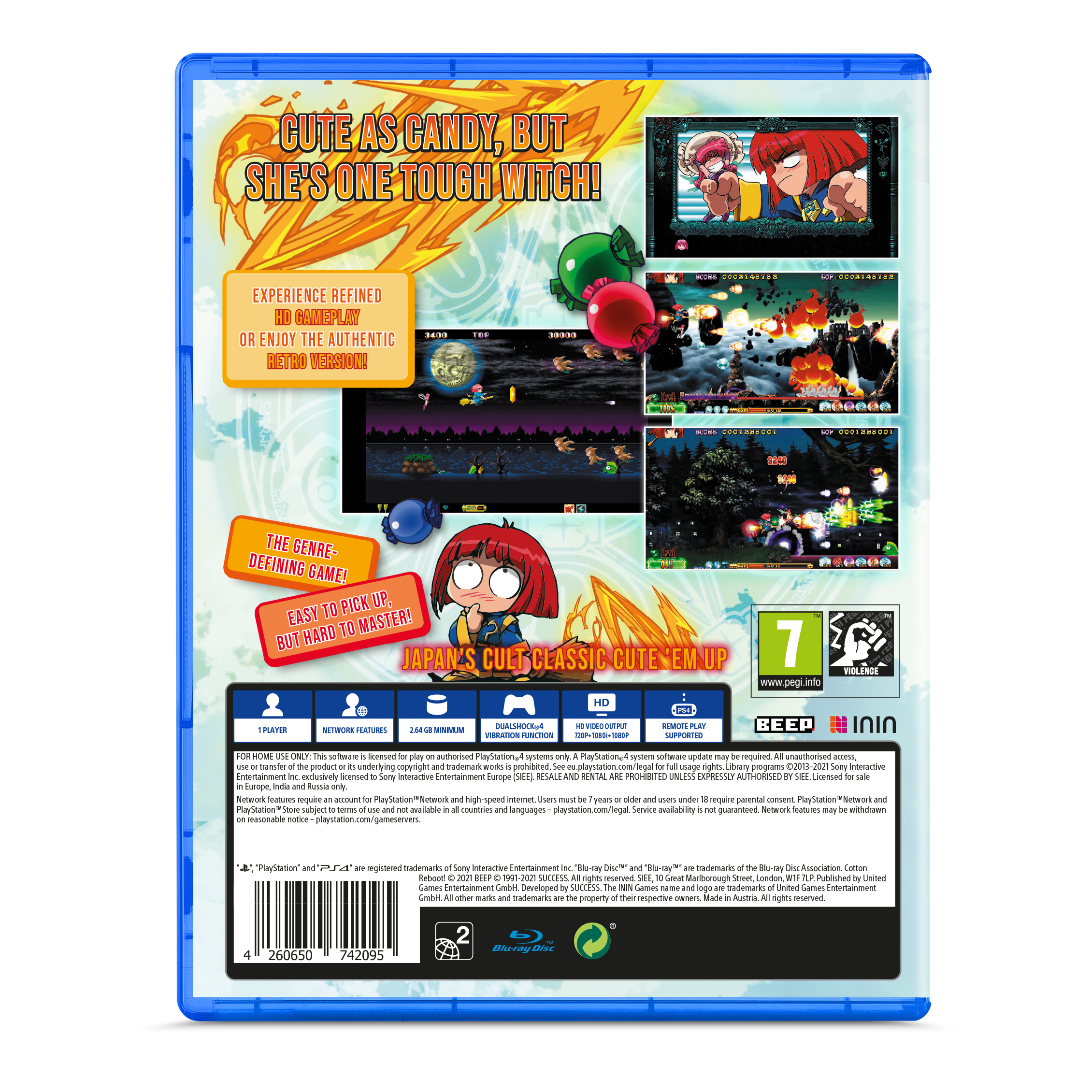 Cotton Reboot ! Ps4 Euro New (Game in English/Francais Cotton Reboot ! Ps4 Euro New (Game in English/Francais