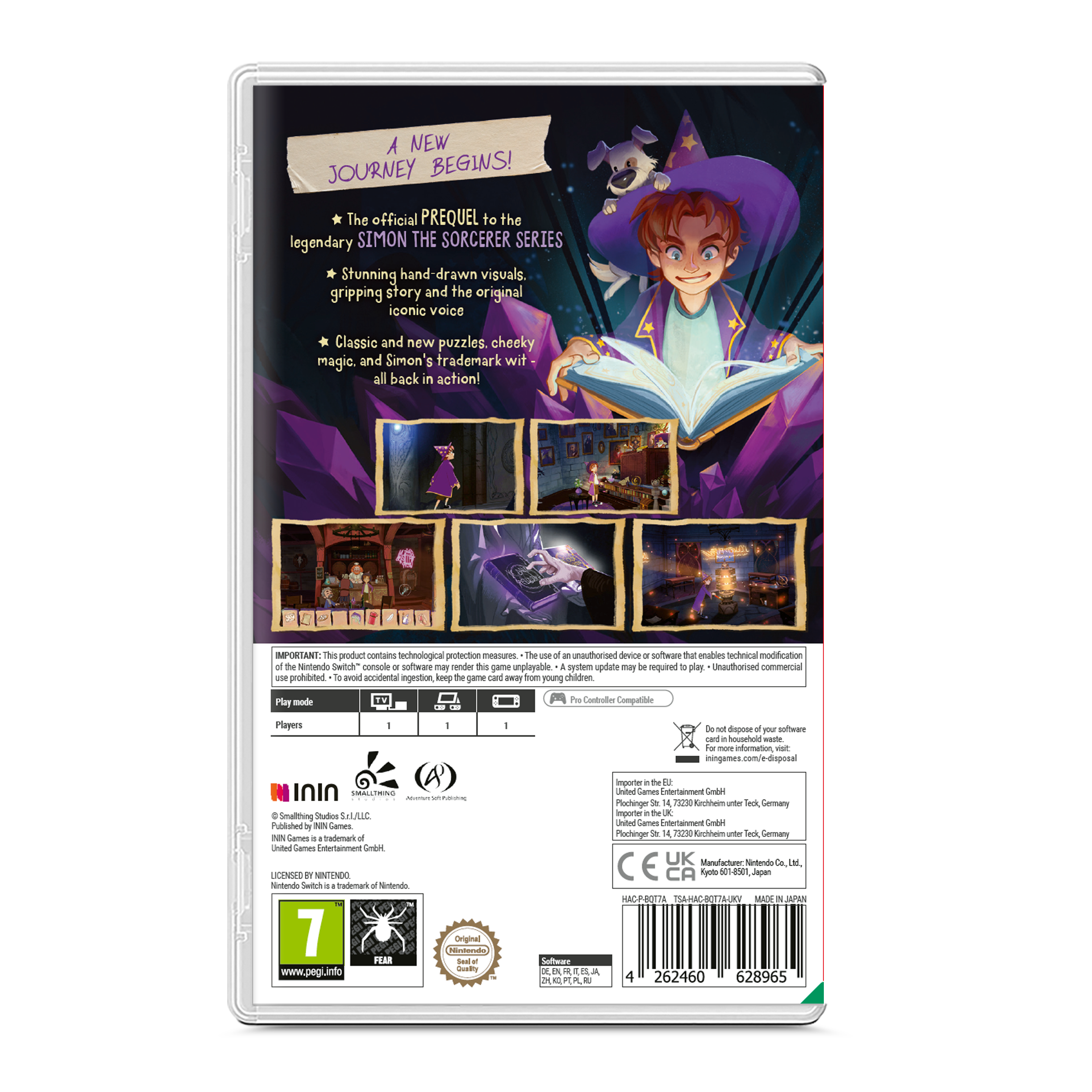 Simon the Sorcerer Origins Special Edition (Nintendo Switch Simon the Sorcerer Origins Special Edition (Nintendo Switch