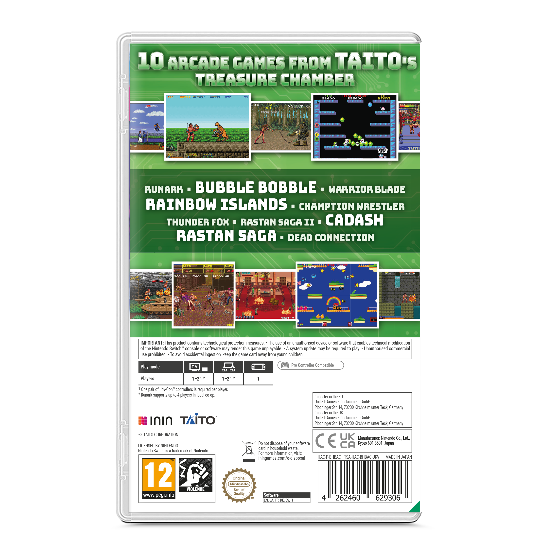 Taito Milestones 3 (Nintendo Switch) – ININ Games Taito Milestones 3 (Nintendo Switch) – ININ Games