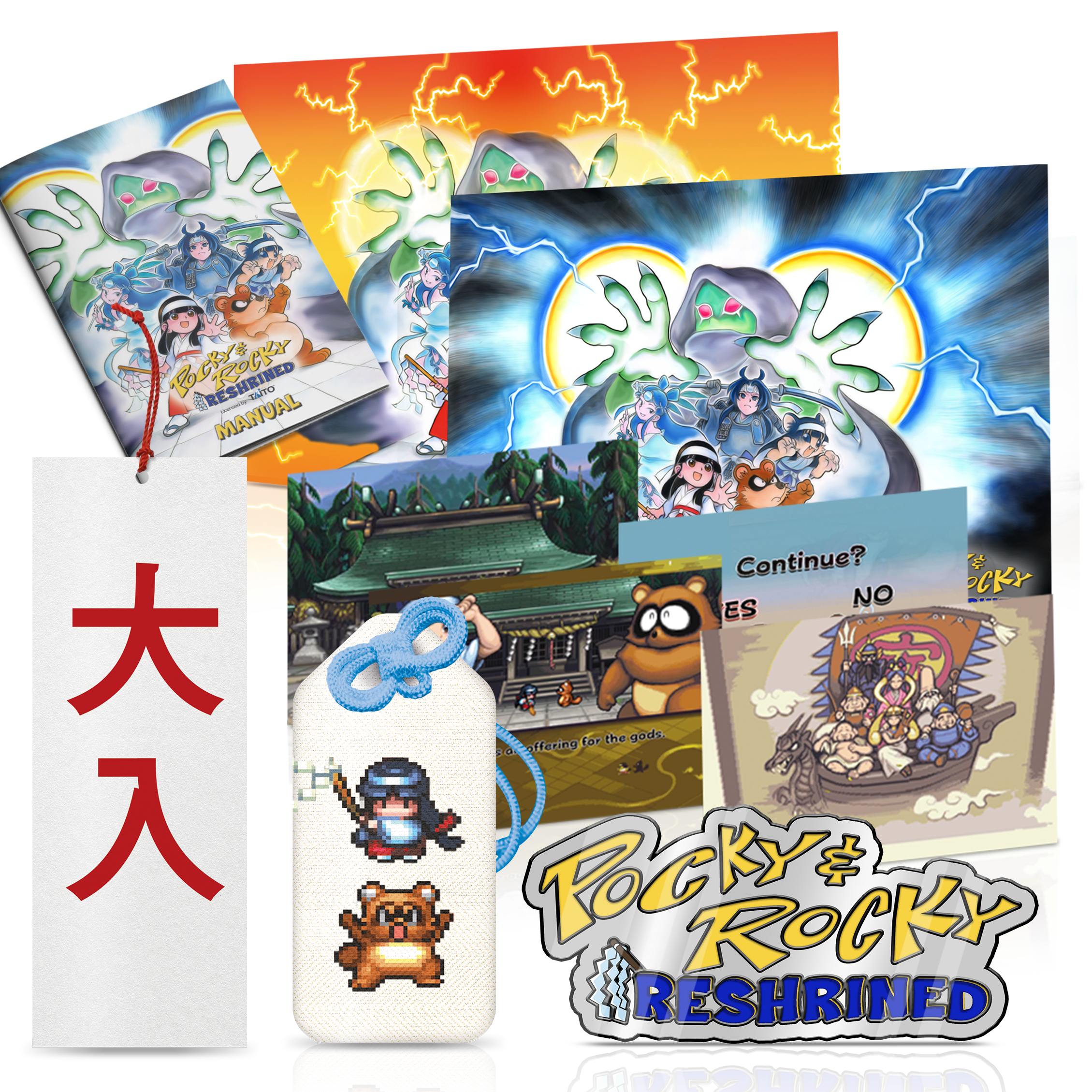 Pocky & Rocky Reshrined Collector's Edition (Nintendo Switch Pocky & Rocky Reshrined Collector's Edition (Nintendo Switch